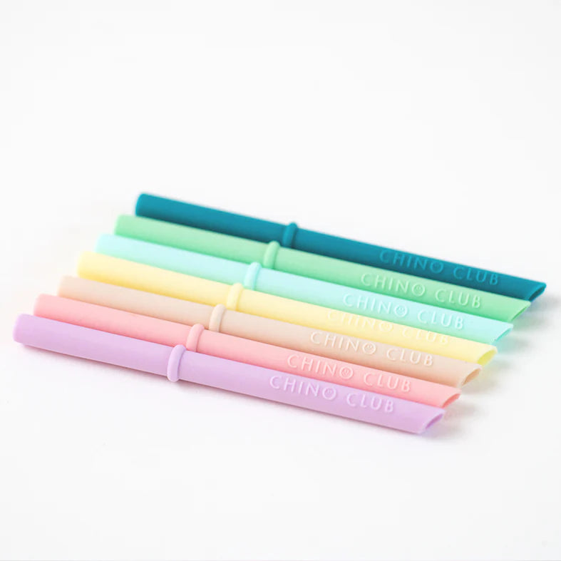 CHINO CLUB - SINGLE SILICONE STRAWS