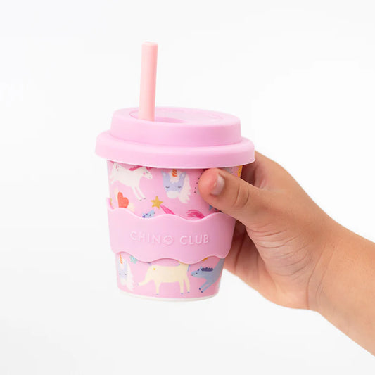 CHINO CLUB - PINK UNICORN BABY CHINO CUP 4oz