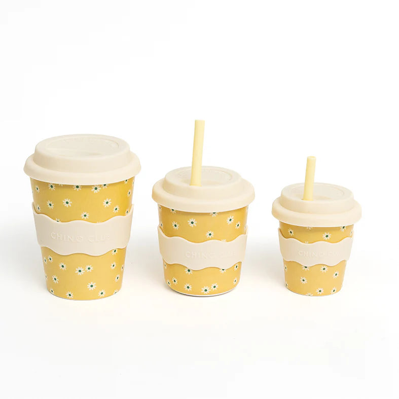 CHINO CLUB - YELLOW DAISY BABY CHINO CUP 4oz